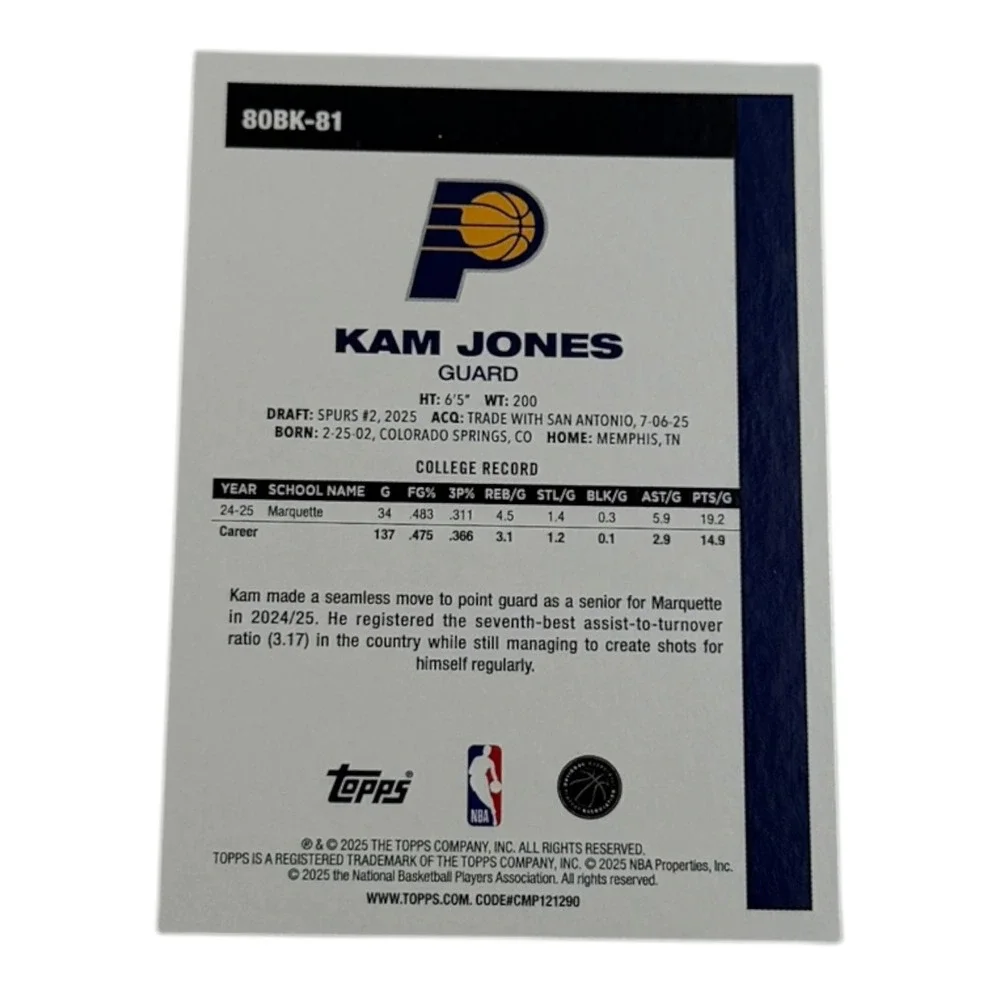 Topps brand player